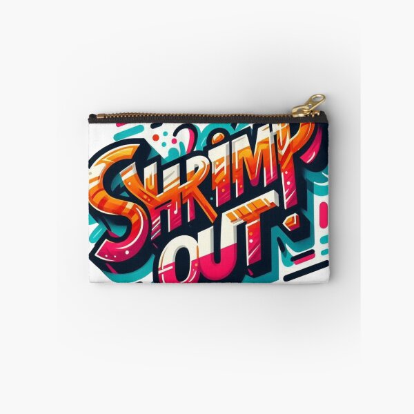 Item preview, Graffiti Shrimp Out Typography designed and sold by Martial-Art-23.