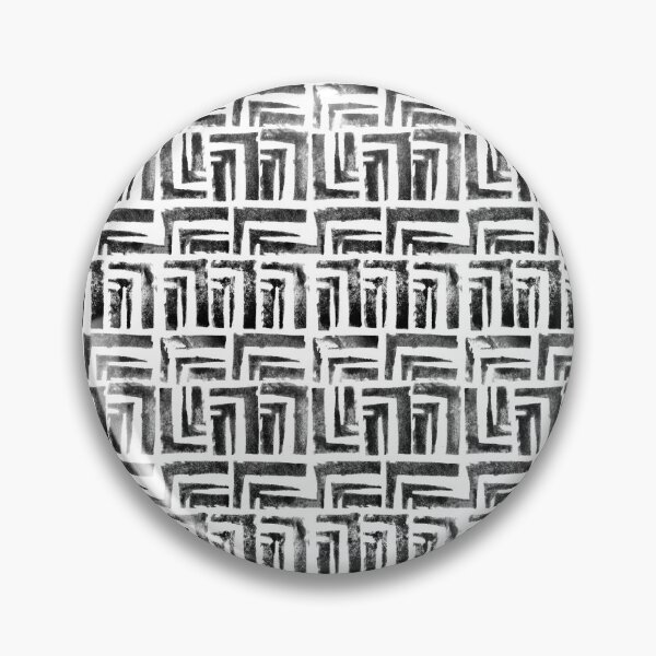 Item preview, Geometric woodblock print geometric design designed and sold by Alessandro Remo Mazzoni Remotextiles.