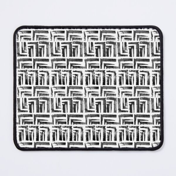 Item preview, Geometric woodblock print geometric design designed and sold by Alessandro Remo Mazzoni Remotextiles.