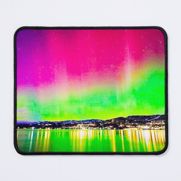Item preview, Aurora Borealis, Northern Lights natural light display that occurs in the Earth's polar regions. This phenomenon creates vibrant & dynamic green, pink, purple & more dance across the night sky designed and sold by MoreEZUSA-Here.
