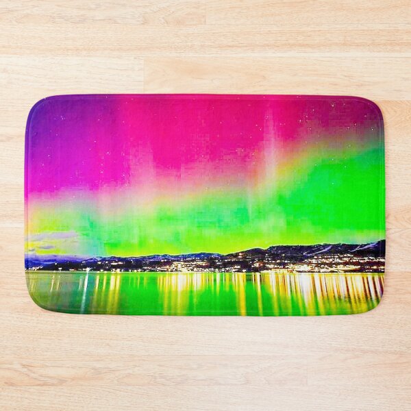 Item preview, Aurora Borealis, Northern Lights natural light display that occurs in the Earth's polar regions. This phenomenon creates vibrant & dynamic green, pink,  purple & more dance across the night sky  designed and sold by MoreEZUSA-Here.