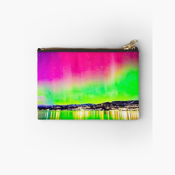 Item preview, Aurora Borealis, Northern Lights natural light display that occurs in the Earth's polar regions. This phenomenon creates vibrant & dynamic green, pink,  purple & more dance across the night sky  designed and sold by MoreEZUSA-Here.