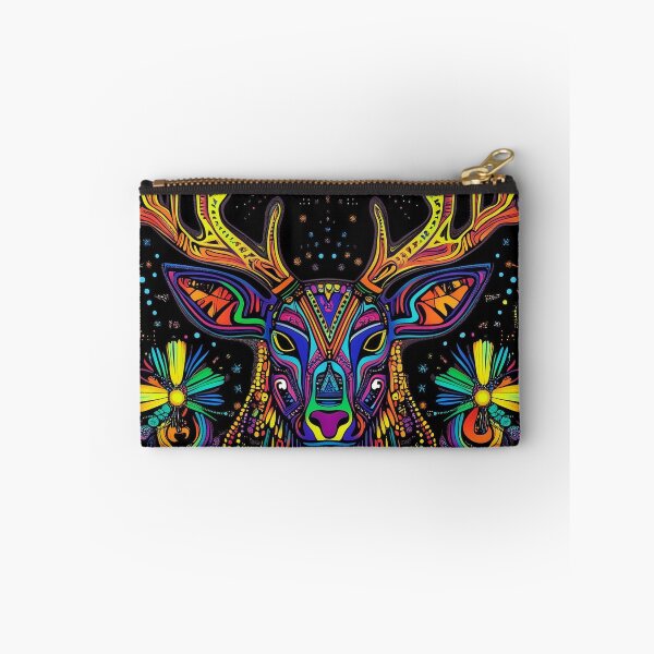 Item preview, Venado Azul Sagrado – Arte Visionario Psicodélico Mexicano designed and sold by Mr.Psychedelia.