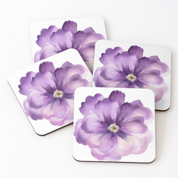 Item preview, Large Purple Flower Scrapbooking Stickersheet designed and sold by BlesstB.