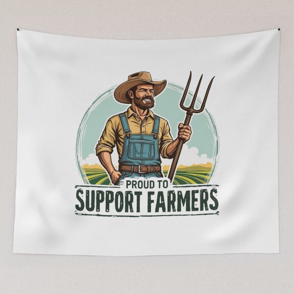 Item preview, Proud to Support Farmers designed and sold by SignumShop.