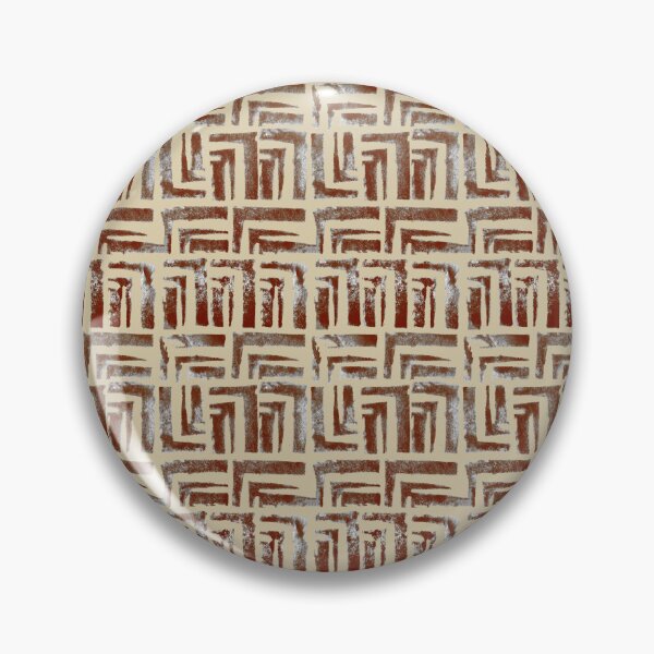 Item preview, Copy of Geometric woodblock print geometric design designed and sold by Alessandro Remo Mazzoni Remotextiles.