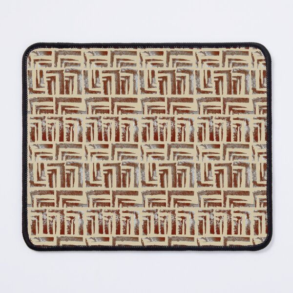 Item preview, Copy of Geometric woodblock print geometric design designed and sold by Alessandro Remo Mazzoni Remotextiles.