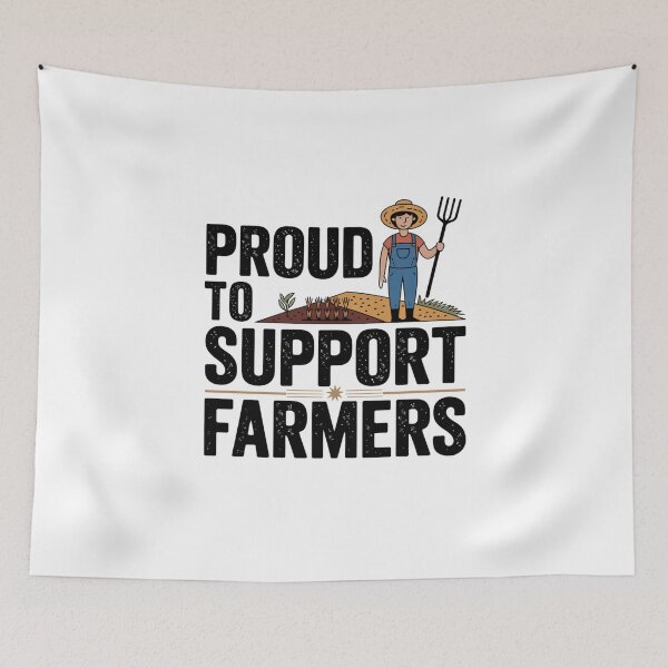 Item preview, Proud to Support Farmers designed and sold by SignumShop.