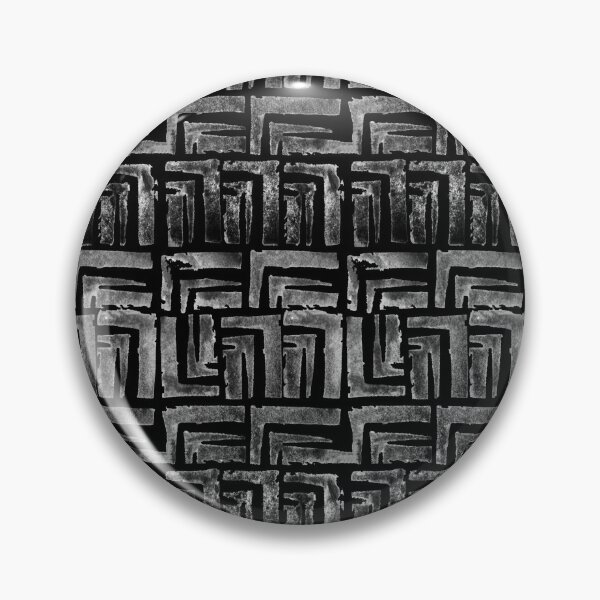 Item preview,  Geometric woodblock print geometric design designed and sold by Alessandro Remo Mazzoni Remotextiles.