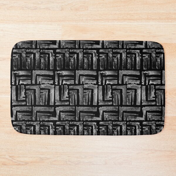Item preview,  Geometric woodblock print geometric design designed and sold by Alessandro Remo Mazzoni Remotextiles.