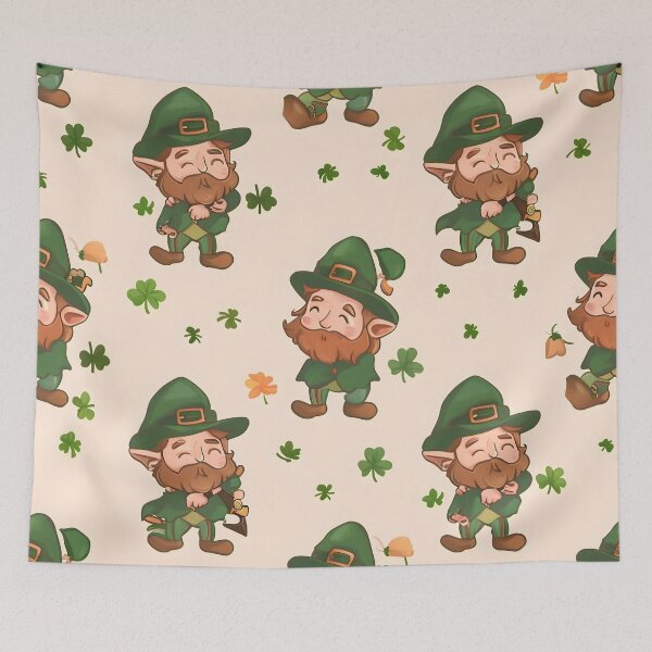 Item preview, Cute Leprechaun Pattern designed and sold by dcrc.