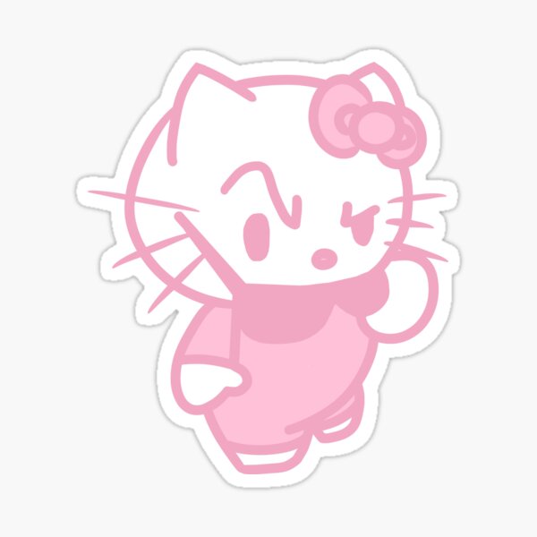 Item preview,  Pink Hello Kitty "Vine Boom" – Funny & Cute Meme Energy designed and sold by moroingo.