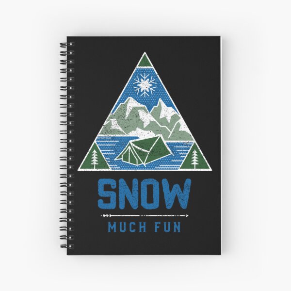 Item preview, Snow Much Fun Snow camping designed and sold by KDAWear.