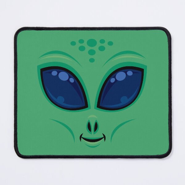 Item preview, Friendly Cartoon Alien Face designed and sold by fizzgig.