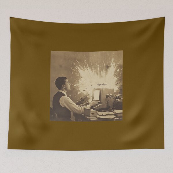 Item preview, monday, funny monday, mondy office, funny office, office work, IT Humor, computer humor. designed and sold by SavageLegion.