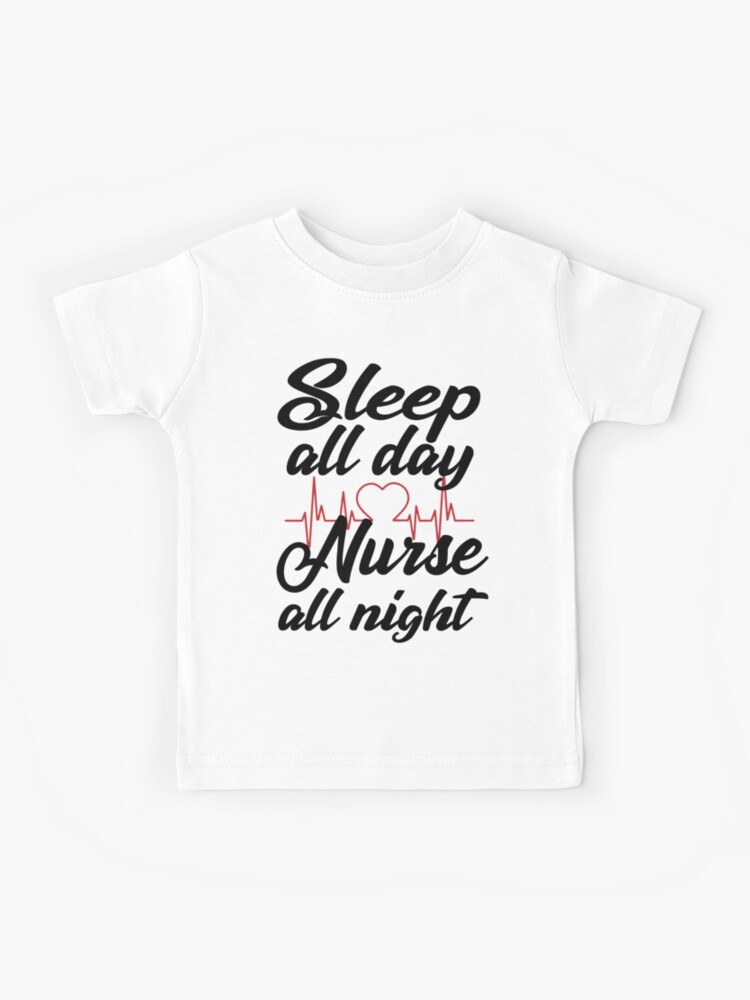 Funny Night Shift Nurse Design Premium T-Shirt