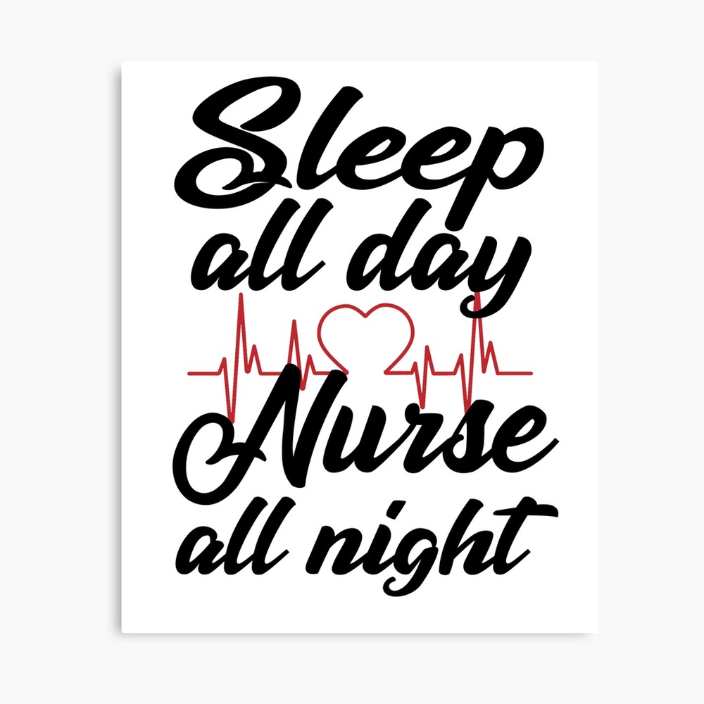 Night Shift Nurse Comfort Colors Shirt,Sleep All Day Nurse A - Inspire  Uplift