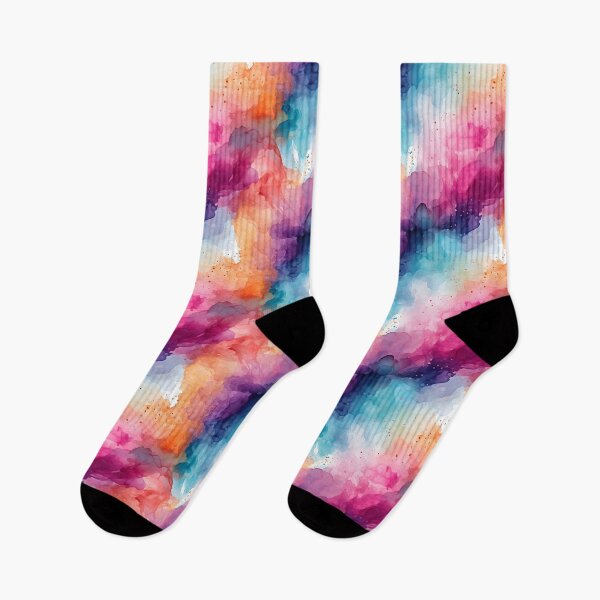 Item preview, Seamless Rainbow Watercolour Pattern designed and sold by SpiritedArtwork.