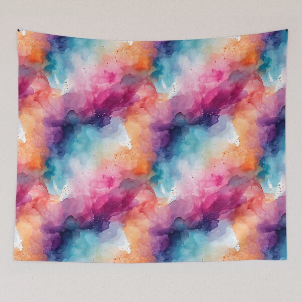 Item preview, Seamless Rainbow Watercolour Pattern designed and sold by SpiritedArtwork.