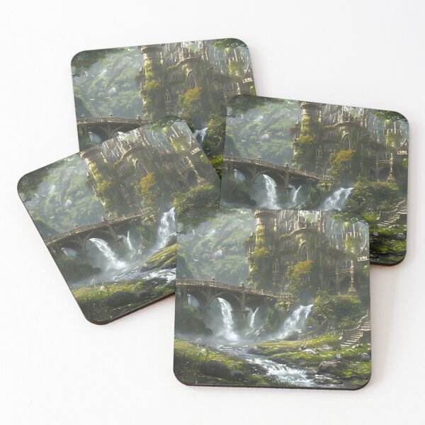 Item preview, Castle in the vegetation designed and sold by Jambonfromage.