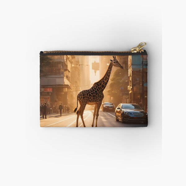 Item preview, Cute Wild Giraffe in Town, Giraffe, Town, designed and sold by GOLDENGARDENART.