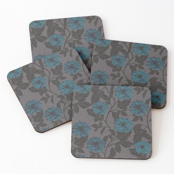 Item preview, Blue dahlias designed and sold by Joyofcreative.
