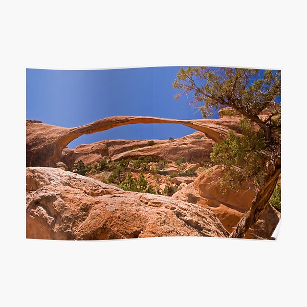 Landscape Arch at high noon Poster