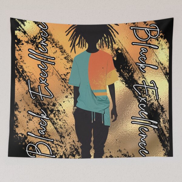 Item preview, Black Excellence Proud Black Man Abstract designed and sold by LLdreams.