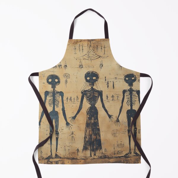 Item preview, Ancient Skeleton Art | Tribal Skull Symbolism | Dark Mystical Wall Print designed and sold by MysticArtisan.