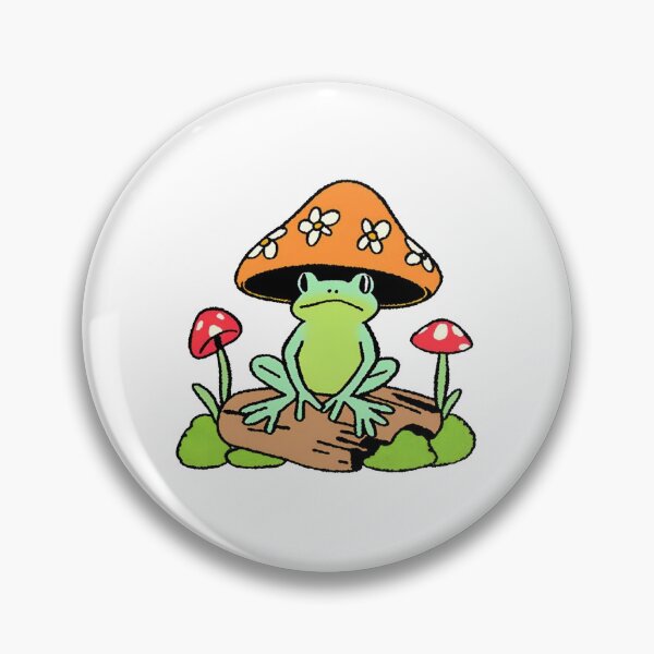 Item preview, Frog with Mushroom Hat designed and sold by svrtel.