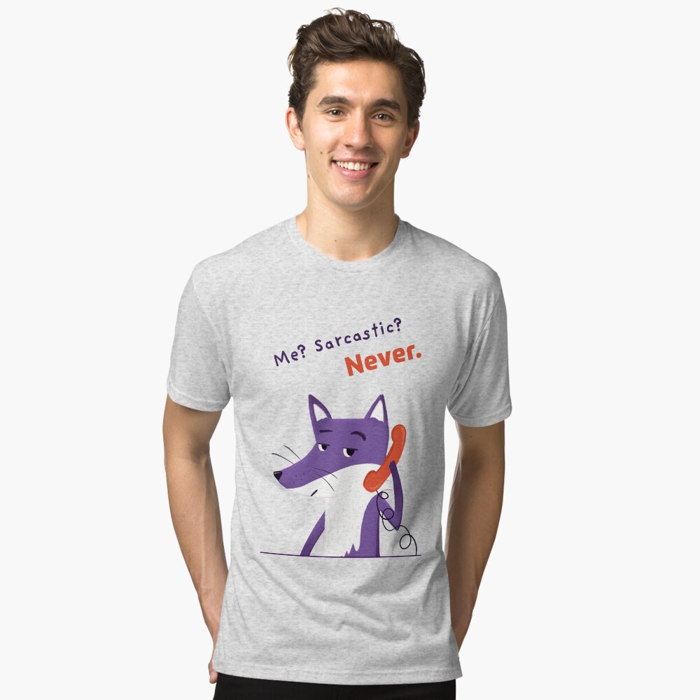 Item preview, Tri-blend T-Shirt designed and sold by ItsPurpleFox.