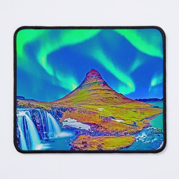 Item preview, Aurora Borealis, Northern Lights natural light display that occurs in the Earth's polar regions. This phenomenon creates vibrant & dynamic green, pink, purple & more dance across the night sky designed and sold by MoreEZUSA-Here.