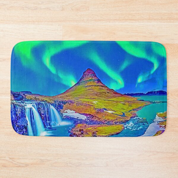 Item preview, Aurora Borealis, Northern Lights natural light display that occurs in the Earth's polar regions. This phenomenon creates vibrant & dynamic green, pink,  purple & more dance across the night sky  designed and sold by MoreEZUSA-Here.