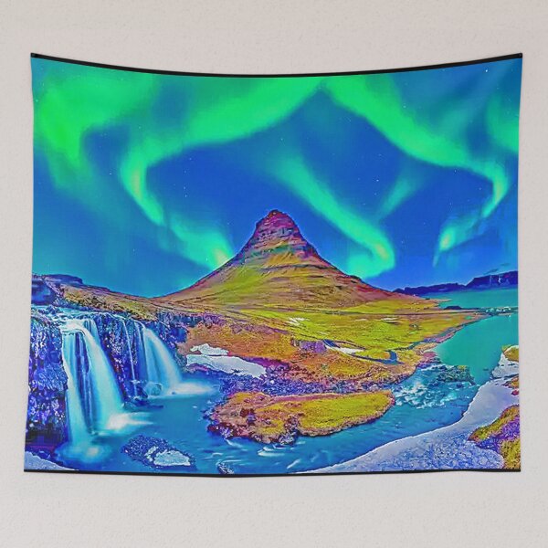 Item preview, Aurora Borealis, Northern Lights natural light display that occurs in the Earth's polar regions. This phenomenon creates vibrant & dynamic green, pink,  purple & more dance across the night sky  designed and sold by MoreEZUSA-Here.