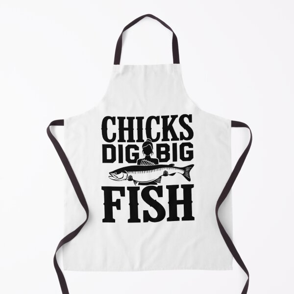 Item preview, Chicks Dig Big Fish - Funny Fishing Design designed and sold by WayoftheWater.