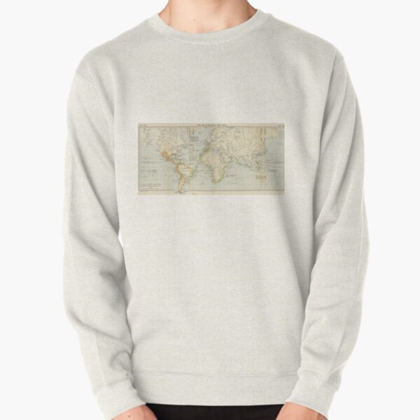 Geography Map, #GeographyMap, #Geography, #Map Pullover Sweatshirt