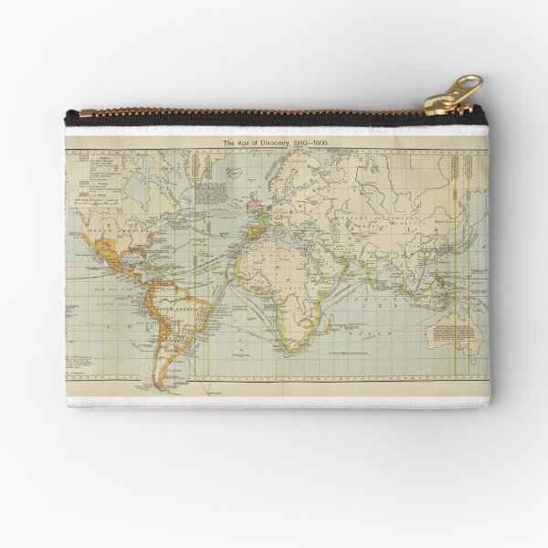 Geography Map, #GeographyMap, #Geography, #Map Zipper Pouch