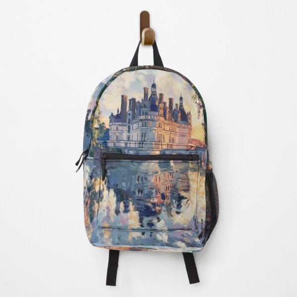 Item preview, Château de la Loire | Romantic Impressionist Painting of a French Castle designed and sold by CARRAANN.