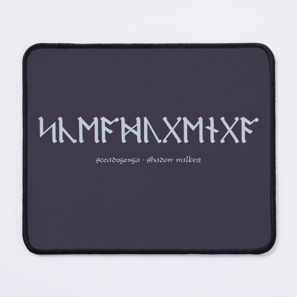 Item preview, Sceadugenga (shadow walker) in Anglo-Saxon Futhorc Runes designed and sold by Medieval Steward Designs.
