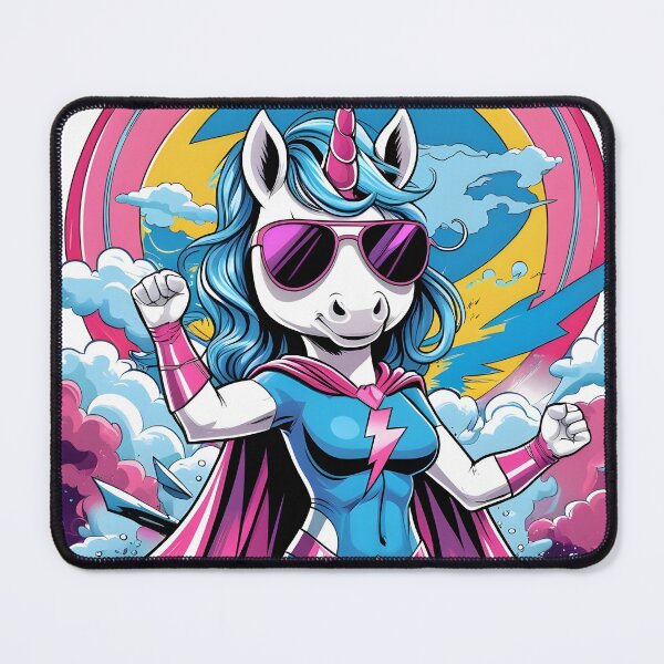 Item preview, Superhero Girl Unicorn – Thunder Dance! designed and sold by WAUZ.
