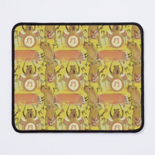 Item preview, capybaras rock band pattern designed and sold by guilhernunes.