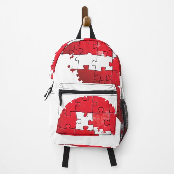 Item preview, Red Heart-Shaped Puzzle Pieces Valentine's Day Digital Art  designed and sold by AnnDesignStudio.