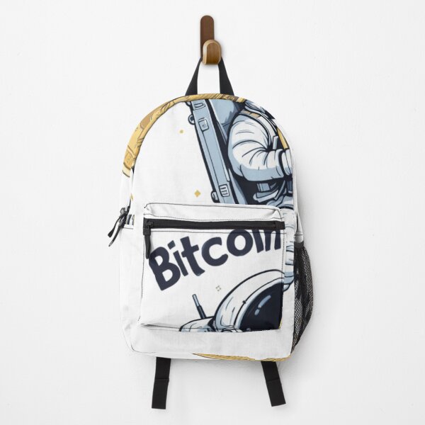 Item preview, Bitcoin and Chill – Astronaut with Giant Bitcoin Coin designed and sold by Rapica.