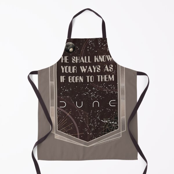 Item preview, DUNE. He Shall Know Your Ways As If Born To Them (medium beige gray background) designed and sold by bekksa.