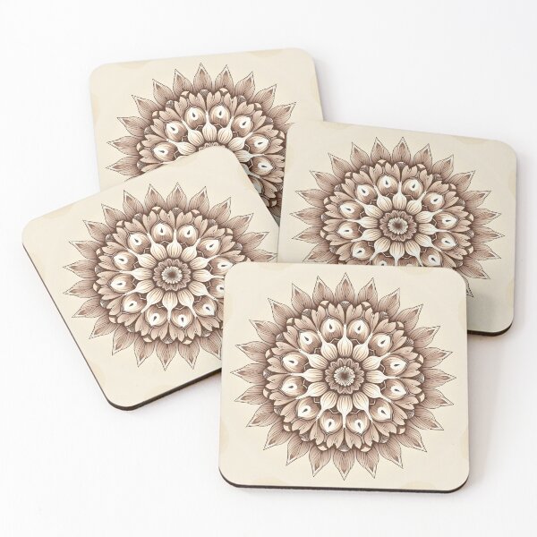 Item preview, Exquisite Floral Mandala Art for Duvet Covers & Prints designed and sold by CelestialAllure.