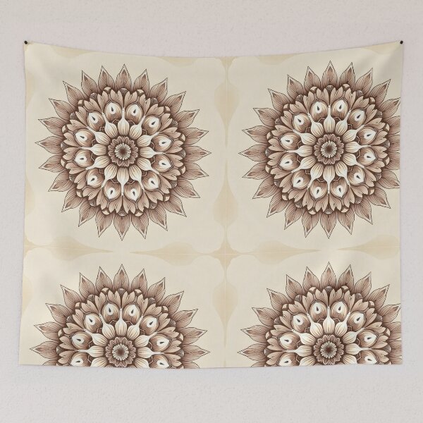 Item preview, Exquisite Floral Mandala Art for Duvet Covers & Prints designed and sold by CelestialAllure.