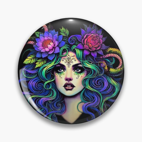 Item preview, Defiant and Noncompliant Medusa - Sapphire designed and sold by Niniva.
