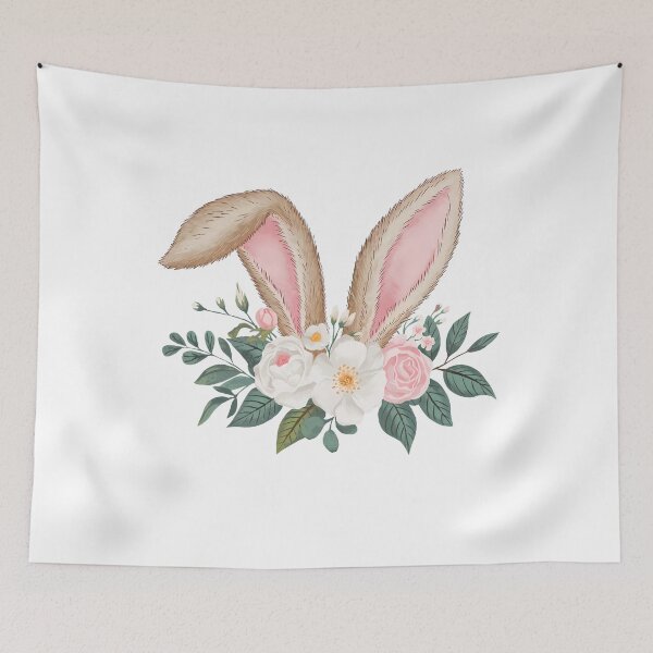 Item preview, Easter Bunny Ears Flowers designed and sold by OskarArts.