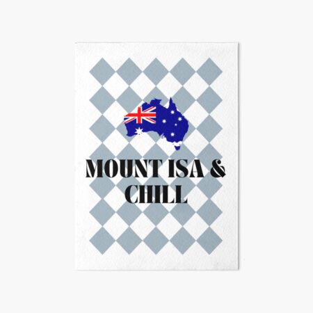 Vista previa del artículo con la obra «Mount Isa & Chill: el corazón del interior del país», diseñado y vendido por RM-Journey.