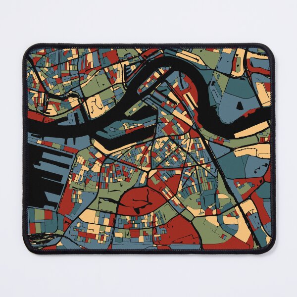 Item preview, Rotterdam City Map Art Dutch Travel Art designed and sold by Stadify.